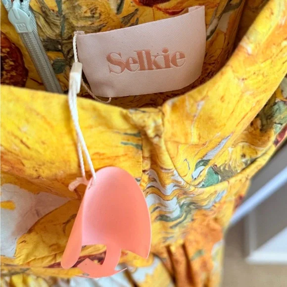 Selkie Sunflowers Cotton Ritz Dress - Picture 4 of 7